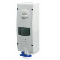 Контакт с блокировка +DIN шина за 6 прекъсвача ADVANCE, 2P+E, IP44, 32A, 6h, Scame 567.3283