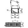 Кабеловодеща верига PL4-113-10F, 25x113mm, 1 бр., Flexa 16024113010