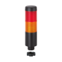 Сигнал. колона K37 с конектор, EM 12VAC/DC жълто/червено, Werma 698.230.74