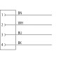 Конектор M12 Женски 0° with cable; PVC 4x0.34 bk UL/CSA 5m, Murrelektronik 7000-12221-6140500