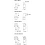 Кожух за 1 лост, за вложка 4P, PG11 вход отгоре, размер 21x21, ILME CKA 03 VS