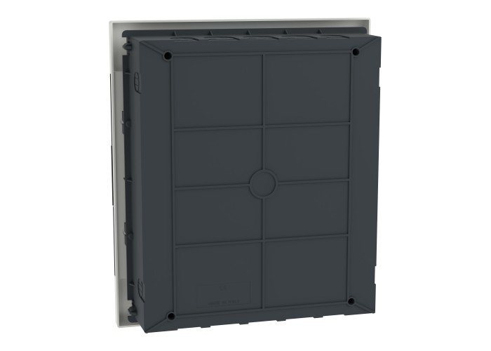 Easy9 EU enclosures Модулно табло, Easy9 EU, вграден монтаж, 2 реда 24 модула, 2 клеми земя/нула, опушена врата, Schneider Electric EZ9EUA212