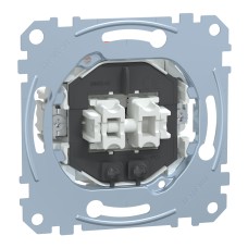 Сериен ключ с глим лампа 16АX PiT, вграден монтаж, безвинтово свързване, Schneider Electric MEG3635-0000