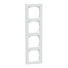 Schneider Electric MEG4040-3625 - Декоративна вертикална рамка - 4 модула, M-PURE, активно бяло