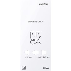 Преден панел за механизъм за самобръсначка, активно бяло, гланц, System M, Schneider Electric 213625