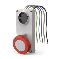 Контакт с блокировка 32A 3P+N+E 6h 346-415V 60Hz 50Hz 103X230MM, Scame 407.3287