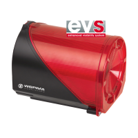 LED лампа с EVS светл. Ефект, многотонална сирена, BWM 32 тона, 24VAC/DC, Werma 444.110.75