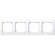 Декоративна рамка 4 модула, M-SMART, активно бяло, Schneider Electric 478425
