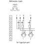 EXACT8, 4XM8, 3 pole basic housing / Without homerun-cable, Murrelektronik 8000-84000-0000000