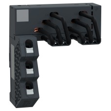 Захранващ гребен, 63A, Linergy FT, 2 отклонения, за snap-in GV2ME, Schneider Electric GV2G2LA