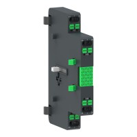 TeSys G Спомагателен контактен блок, 1NO+1NC, страничен монтаж, Push-in клеми, Schneider Electric LAG8N113