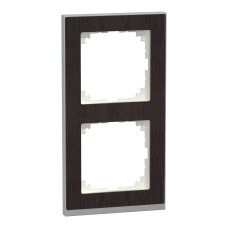 Двойна декоративна рамка M-PURE DECOR, венге, Schneider Electric MEG4020-3671