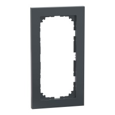 Двойна вертикална рамка, M-Pure, без централен мост, антрацит, Schneider Electric MEG4025-3614