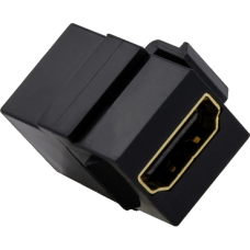 Жак за HDMI конектор, Merten, Keystone, черен, Schneider Electric MEG4583-0001