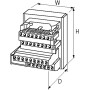 Модул UFL 40 L PLUG FOR SIGNAL TRANSFER / 24 VDC / 1 A - male with LED, Murrelektronik 54016