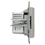 Двойно USB зарядно устройство, Asfora, тип A+C, 21W, механизъм с фиксираща рамка, бронз, Schneider Electric EPH2700569