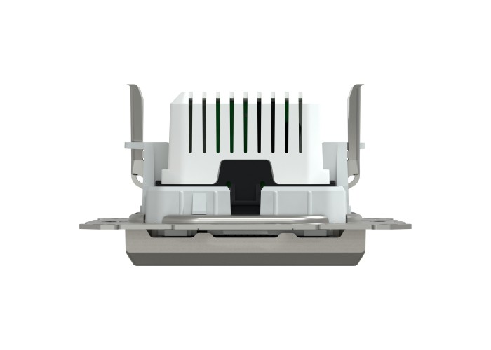 Двойно USB зарядно устройство, Asfora, тип A+C, 21W, механизъм с фиксираща рамка, бронз, Schneider Electric EPH2700569