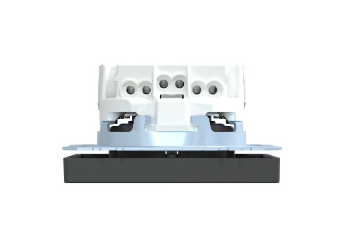 Контакт Шуко с капак, +ICP+PiT, безвинтови клеми, антрацит, System Design, Schneider Electric MEG2300-6034