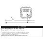 Двойно USB зарядно устройство, Asfora, тип A+C, 21W, механизъм с фиксираща рамка, бронз, Schneider Electric EPH2700569