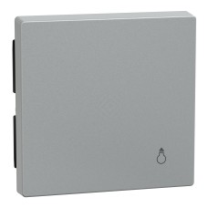 Капак за ключ със символ Осветление, Merten System M, алуминий, Schneider Electric MEG3302-0460