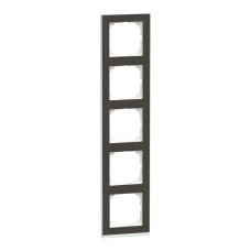 Schneider Electric MEG4050-3674 - Декоративна вертикална рамка - 5 модула M-Pure, дъб