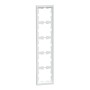 D-Life вертикална рамка, 5 модула, лотус бял, Schneider Electric MEG4050-6535
