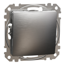 Кръстат ключ 10AX, драскан алуминий, Schneider Electric SDD170107U