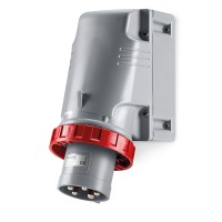 Щепсел за стенен монтаж 3P+N+E IP66/IP67 63A 6h, Scame 245.6397T