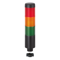 Сигнал. колона K37 с конектор, EM Pulse tone 24VAC/DC зелено/жълто/червено, Werma 699.210.75
