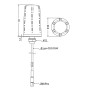 Радиоантена, с кабел 2m и SMA щепсел, GSM/ UMTS/ LTE/ Bluetooth®/ WLAN, 698-960, 1710-6000 MHz, 2G/3G/4G/5G, Wago 758-974