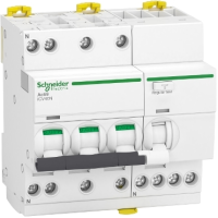 Авт. прекъсвач с ДТЗ (RCBO), Acti9 iCV40N, 3P+N, 16A, C крива, 6000A, A тип, 30mA, Schneider Electric A9DC3716
