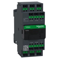 Контактор, TeSys Deca Advanced, 3P(3NO), AC-3/3e, <=440V, 12A, 24...60V AC/DC бобина, snap-in клеми, Schneider Electric LC1D12ABNE