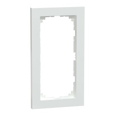 Двойна вертикална рамка, M-Pure, без централен мост, активно бяло, Schneider Electric MEG4025-3625
