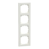 Schneider Electric MEG4040-3619 - Декоративна вертикална рамка - 4 модула, M-PURE, полярно бяло