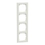 Schneider Electric MEG4040-3619 - Декоративна вертикална рамка - 4 модула, M-PURE, полярно бяло