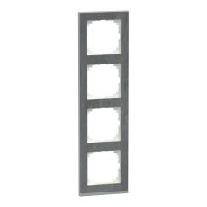 Schneider Electric MEG4040-3669 - Декоративна вертикална рамка - 4 модула, M-PURE, камък