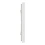Тройна рамка Unica Deco бял/сребро, Schneider Electric NU600640