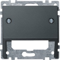 Наклонен излаз, антрацит, System M, Schneider Electric 464614
