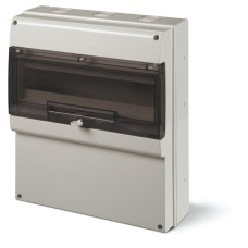 DOMINO Разпределително табло, 16 DIN без отвори за контакти IP66 328x400x140mm, Scame 672.4116
