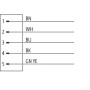 M12 male 0° A-cod. with cable / PUR 5x0.34 bk UL/CSA+drag ch. 15m, Murrelektronik 7000-12041-6351500