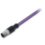 Кабел CANopen/DeviceNet, щепсел M12A, прав, 5-полюсен, 20 m, Wago 756-1403/060-200