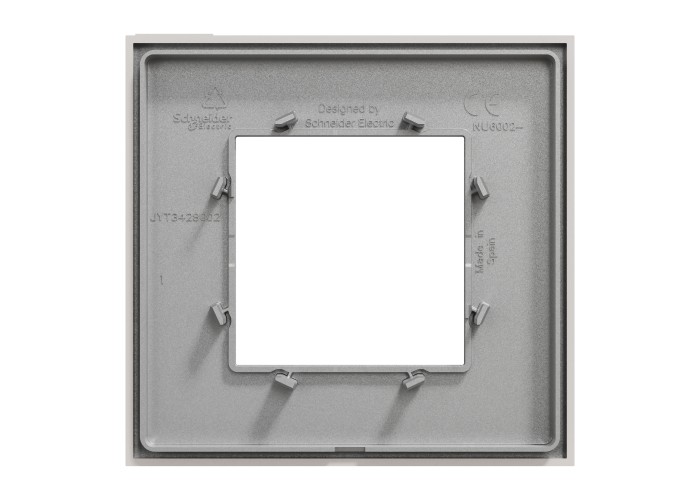 Единична рамка Unica Deco сив, Schneider Electric NU600224
