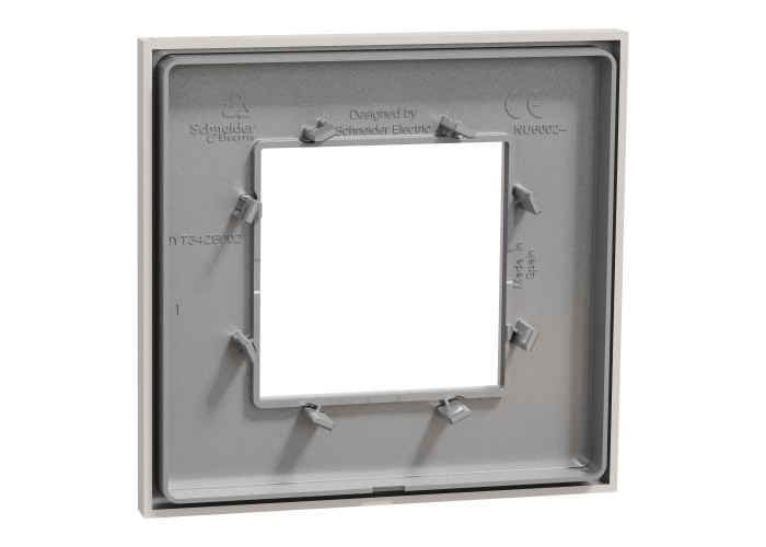 Единична рамка Unica Deco сив, Schneider Electric NU600224