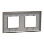 Двойна рамка Unica Deco капучино, Schneider Electric NU600426
