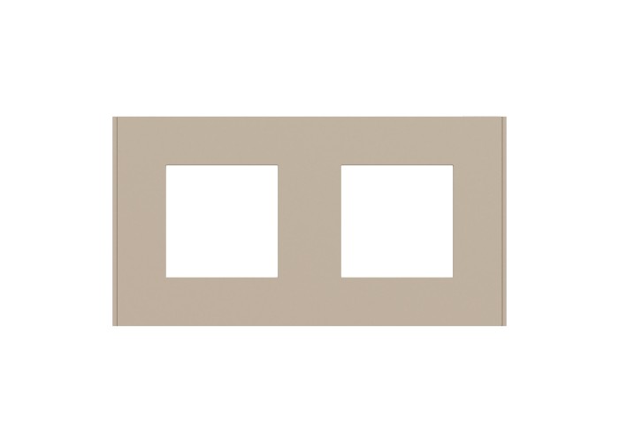 Двойна рамка Unica Deco капучино, Schneider Electric NU600426