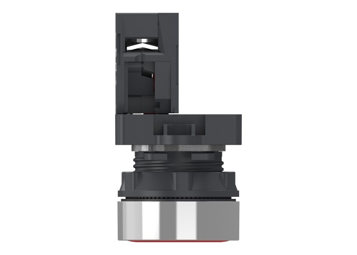 Цялостен бутон, Easy Harmony XA2, пластмасова глава, 22 mm, червен, 1NC, пружинно връщане, немаркиран, Schneider Electric XA2AA42