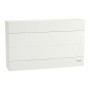 Easy9 EU enclosures Модулно табло, Easy9 EU, открит монтаж, 1 ред 18 модула, 2 клеми земя/нула, бяла врата, Schneider Electric EZ9EUD118