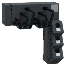 Захранващ гребен, 63A, Linergy FT, 2 отклонения, 45mm стъпка, за snap-in GV2ME, Schneider Electric GV2G2RA