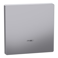 Капак за ключ, Merten System Design, с индикаторно прозорче, стомана, Schneider Electric MEG3320-6036
