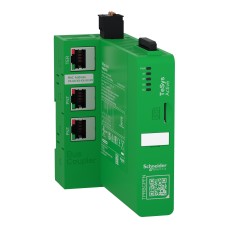 TeSys island Точка на свързване на контролер и група стартери, TeSys Island, 24VDC, 3A, Profinet IO, Schneider Electric TPRBCPFN